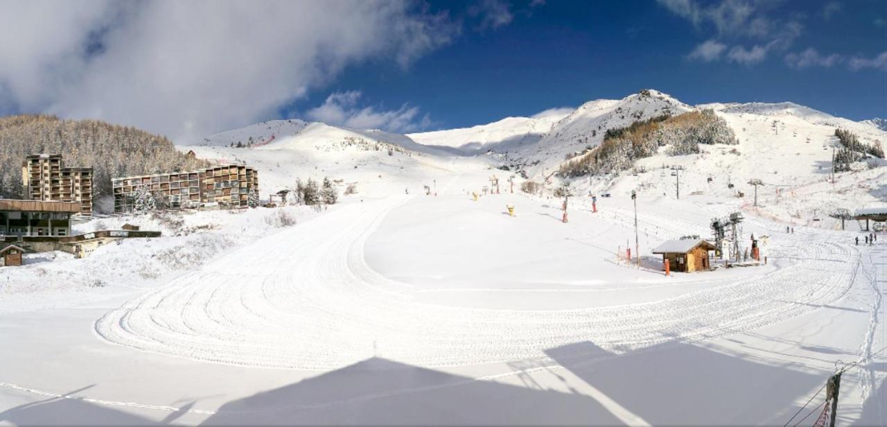 Orcieres Rond Point Des Pistes 1 Panoramique, Front De Neige Orcières Exterior foto